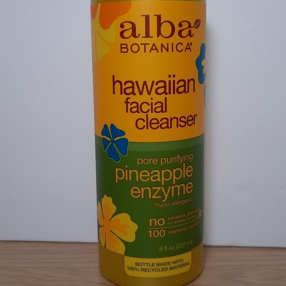 Alba Botanica Hawaiian Facial Cleanser Pore Purifying Pineapple Enzyme 8oz X3 - Picture 3 of 6
